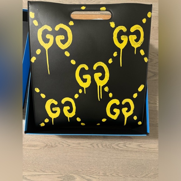 Gucci Ghoste XL leather tote - Picture 4 of 7